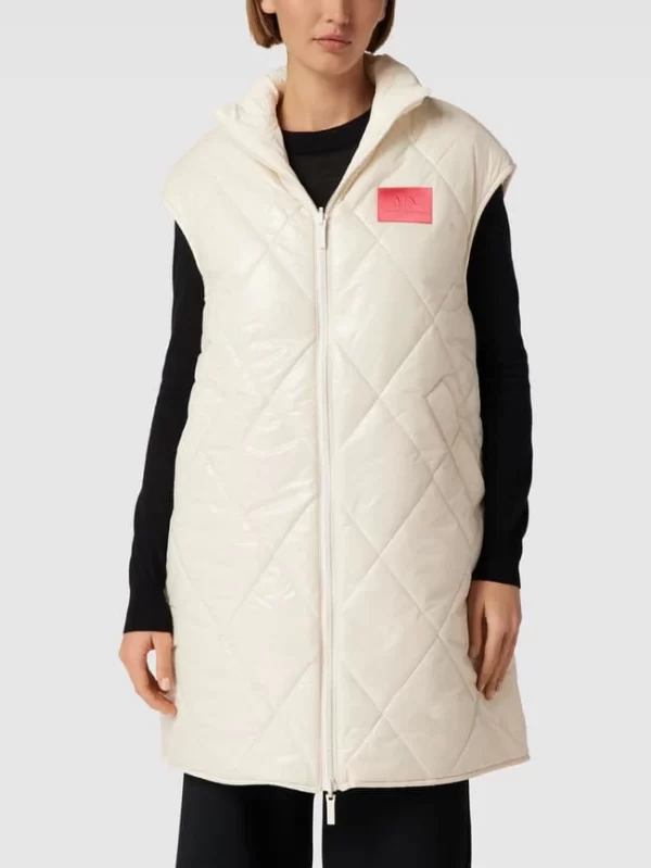 ARMANI EXCHANGE Steppweste In Überlänge – Offwhite 5