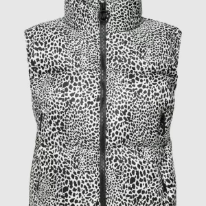 MICHAEL Michael Kors Daunenweste Mit Animal-Print Modell ‘MK Go Puffer Vest’ – Schwarz 9