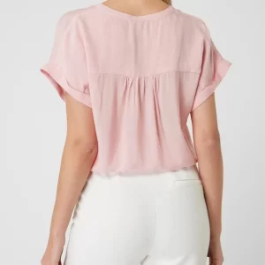 Redraft Blusenshirt Aus Viskose – Rot 15