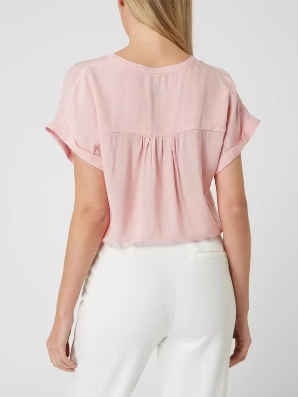 Redraft Blusenshirt Aus Viskose – Rot 6