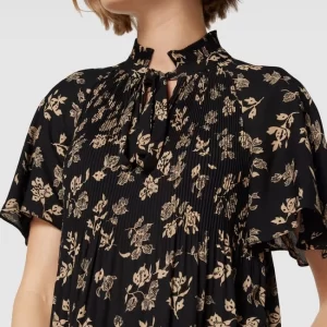 Lauren Ralph Lauren Schluppenbluse Mit Plisseefalten Modell ‘ADAR’ – Schwarz 11