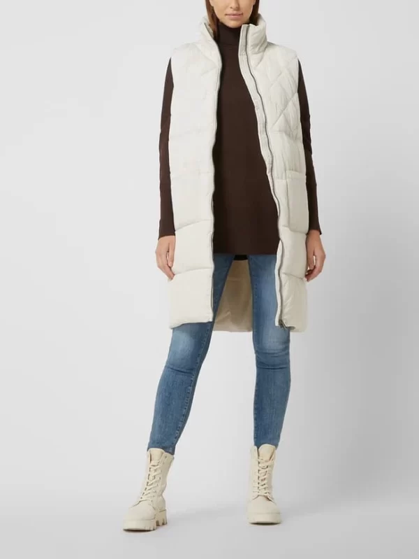 Soyaconcept Longweste Mit Zweiwege-Reißverschluss – Offwhite 1