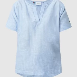 Redgreen Blusenshirt Aus Leinen-Lyocell-Mix Modell ‘Agneta’ – Hellblau 9