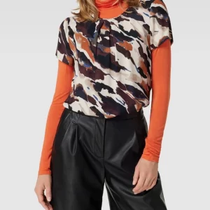 S.Oliver BLACK LABEL Blusenshirt Mit Allover-Muster – Offwhite 13