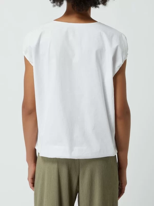 Opus Blusenshirt Aus Baumwolle Modell ‘Fimpi’ – Weiß 6