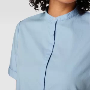BOSS Casualwear Bluse Mit Stehkragen Modell ‘Befelina’ – Bleu 11