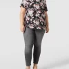 ONLY CARMAKOMA PLUS SIZE Blusenshirt Mit Floralem Muster Modell ‘Carvica’ – Schwarz 19