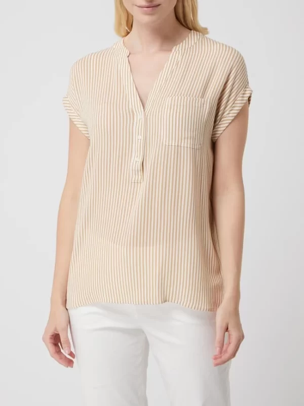 Comma Bluse Aus Viskose – Sand 5
