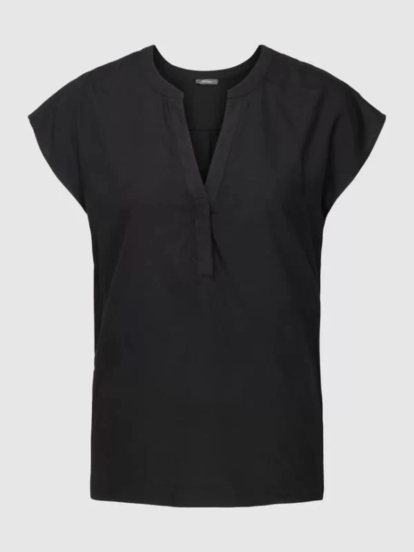 Montego Blusenshirt Mit V-Ausschnitt – Schwarz 3