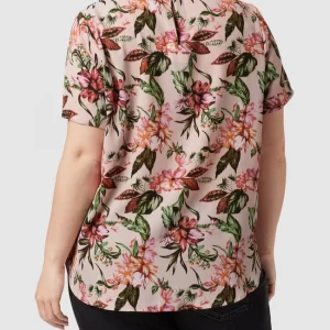 ONLY CARMAKOMA PLUS SIZE Blusenshirt Mit Floralem Allover-Strukturmuster – Rosa 15