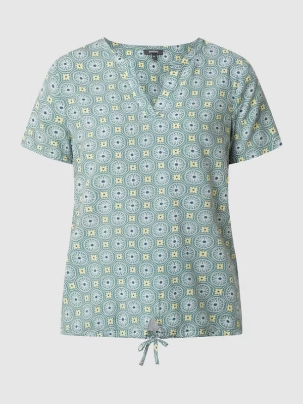 Montego Blusenshirt Aus Viskose – Dunkelgrün 3