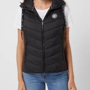 DKNY PERFORMANCE Steppweste Mit Kapuze – Schwarz 13