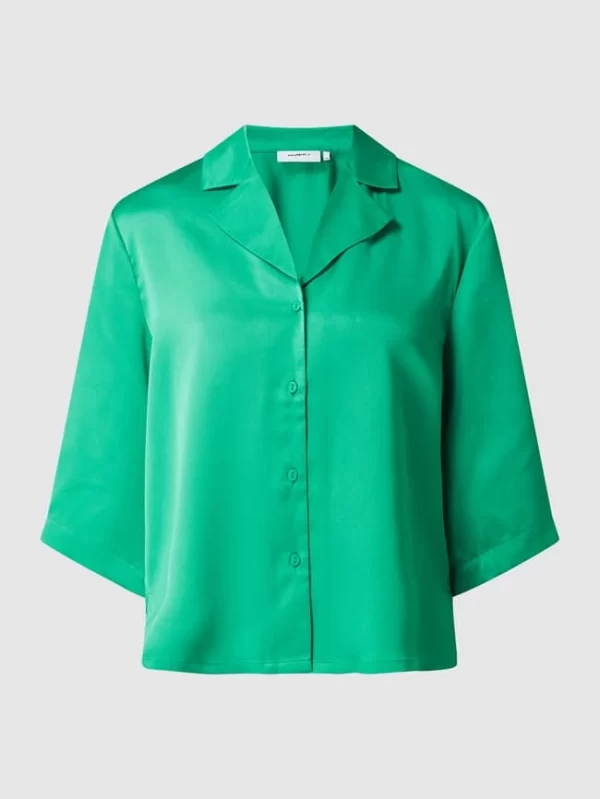 Moves Bluse Aus Satin Modell ‘Satinna’ – Grün 3