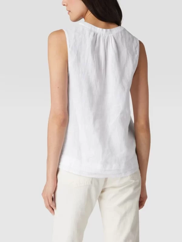 S.Oliver RED LABEL Blusentop Aus Leinen – Offwhite 6