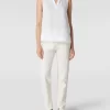 S.Oliver RED LABEL Blusentop Aus Leinen – Offwhite 19