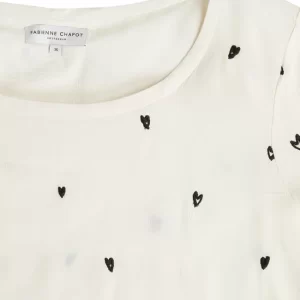 FABIENNE CHAPOT Blusenshirt Mit Herz-Stickereien Modell ‘Doris’ – Schwarz 8