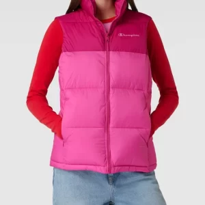 CHAMPION Steppweste Mit Label-Print Modell ‘POLYFILL VEST’ – Pink 13