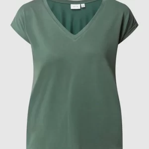 Vila Blusenshirt Mit Angeschnittenen Ärmeln ‘Modala’ – Bottle 9