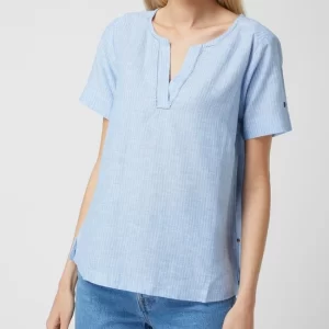 Redgreen Blusenshirt Aus Leinen-Lyocell-Mix Modell ‘Agneta’ – Hellblau 13