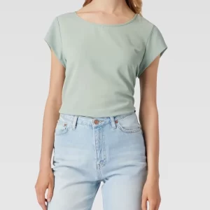 Only Blusenshirt In Unifarbenem Design – Mint 13