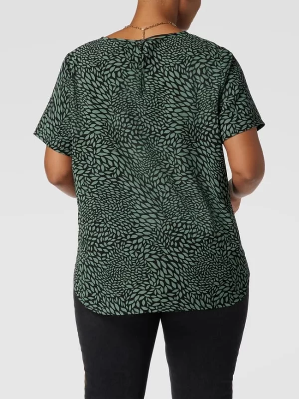 ONLY CARMAKOMA PLUS SIZE Blusenshirt Mit Floralem Muster Modell ‘CARVICA TOP’ – Schilf 6