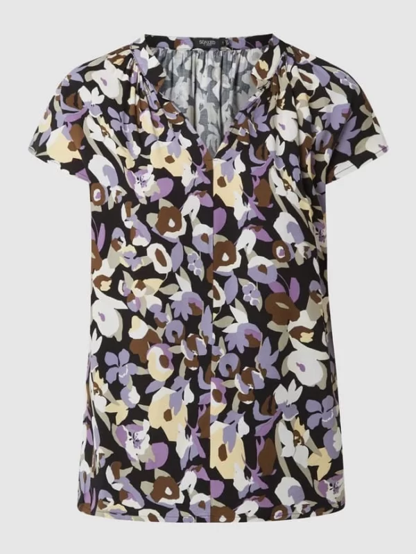 Soaked In Luxury Blusenshirt Mit Floralem Muster Modell ‘Marian’ – Schwarz 3