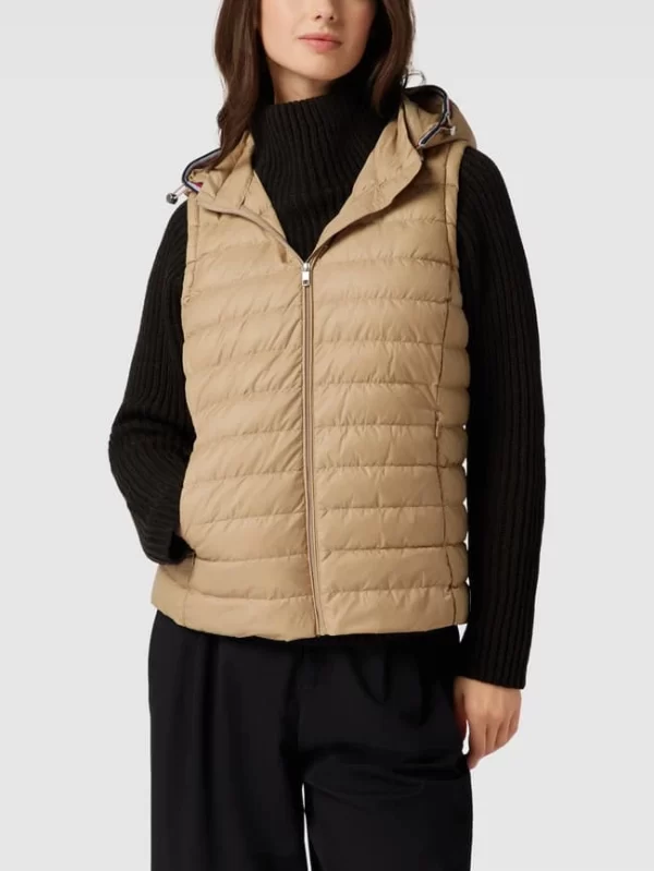 Tommy Hilfiger Daunenweste In Stepp-Optik Modell ‘ess’ – Beige 5