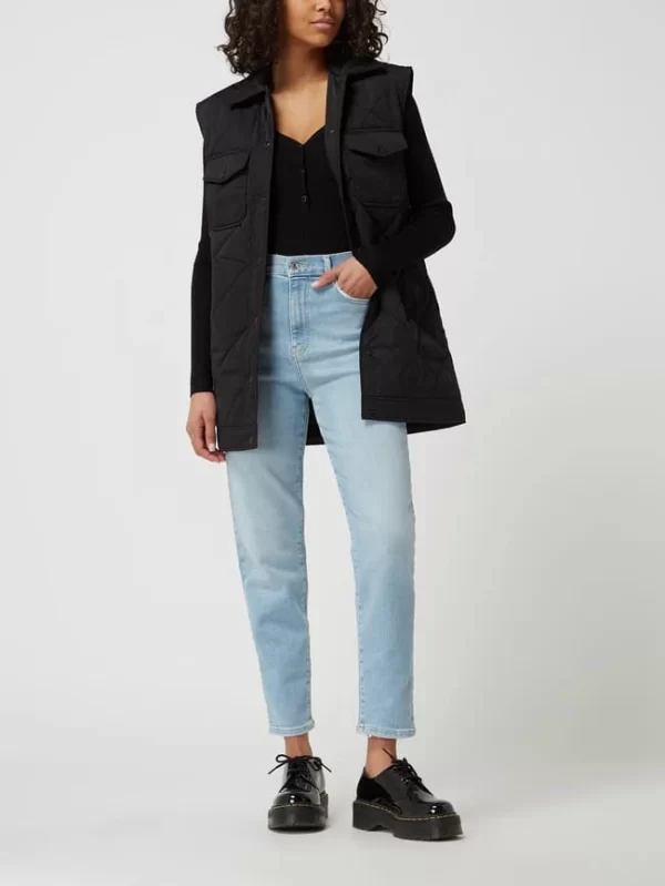 Selected Femme Steppweste Mit Umlegekragen Modell ‘Tinna’ – Schwarz 1
